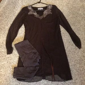 Long sleeve tunic and leggings